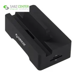 هاب USB3.0 شش پورت به همراه داک اوریکو مدل HSC3-TS Orico HSC3-TS 6 Port USB 3.0 Hub with Dock