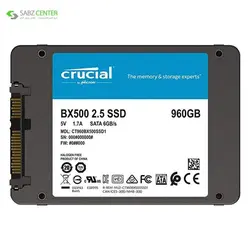 اس اس دی کروشیال BX500 960GBCrucial BX500 960GB SSD