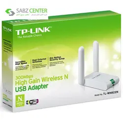 کارت شبکه USB بی‌ سیم N300 تی پی-لینک مدل TL-WN822N TP-LINK TL-WN822N Wireless N300 USB Adapter
