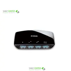 دی لینک هاب یو اس بی3 چهار پورتی DUB-1340D-Link 4Port SuperSpeed USB 3.0 Hub DUB-1340