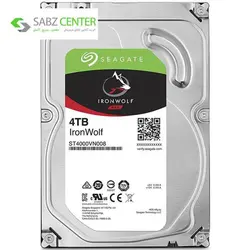 هارددیسک اینترنال سیگیت ST4000VN008 4TBSeagate IronWolf ST4000VN008 Internal Hard Drive - 4TB