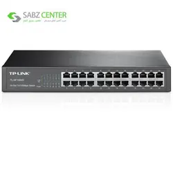 سوییچ 24پورت مگابیتی رکمونت تی پی-لینکTL-SF1024DTP-LINK TL-SF1024D 24-Port 10/100Mbps Rackmount Switch