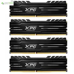 رم کامپیوتر دو کاناله DIMM ای دیتا مدل XPG GAMMIX D10ظرفیت 64Adata XPG GAMMIX D10 Dual Channel 2400 MHz DIMM Ram -64GB