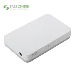 سوییچ 8 پورت گیگابیتی و دسکتاپ دی-لینک مدل DGS-1008A D-Link DGS-1008A 8-Port Gigabit Desktop Switch