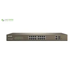 سوییچ 16 پورت 10/100 Mbps تندا مدل TEF1218P-16-250W Tenda TEF1218P-16-250W 16 Port 10/100 Mbps Switch