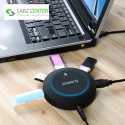 هاب USB-3.0 پنج پورت اوریکو  HCP-5USOrico HCP-5US 5-Port USB 3.0 Hub With Wireless Charger