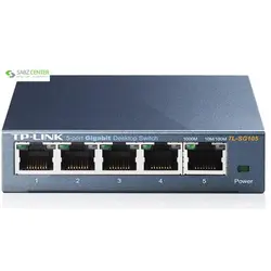 سوییچ گیگابیتی 5 پورت دسکتاپ تی پی-لینک مدل TL-SG105 TP-Link TL-SG105 5-Port Gigabit Desktop Switch