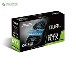 کارت گرافیک ایسوس DUAL-RTX2060-O6G-EVOASUS DUAL-RTX2060-O6G-EVO Graphic Card