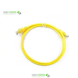 کابل شبکه 1 متری CAT6 دی-لینک مدل NCB-C6UYELR1-1D-Link-NCB-C6UYELR1-1 Cat6 Cord 1M