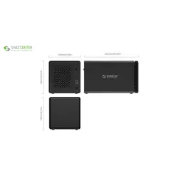 داک 4 سینی هارد اوریکو مدل NS400RU3 ORICO NS400RU3 4 Bay Hard Drive Dock
