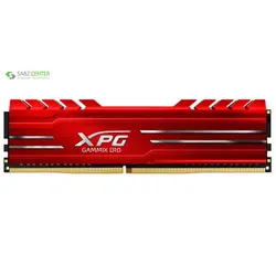 رم دسکتاپ DDR4 دو کاناله 2400 مگاهرتز CL16 ای دیتا مدل XPG GAMMIX D10 ظرفیت 32 گیگابایتADATA XPG GAMMIX D10 DDR4 2400MHz CL16 Dual Channel Desktop RAM - 32GB
