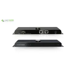 توسعه دهنده تکرارکننده 1به2 HDMI لنکنگLKV312-HDbitTLKV312-HDbitT 1X2 HDMI Extender Splitter