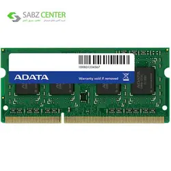 رم لپ تاپ ای دیتا DDR3L 1600MHz ظرفیت 8GBAdata DDR3L 1600MHz Notebook Memory - 8GB