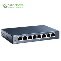 سوییچ گیگابیتی 8 پورت تی پی-لینک مدل TL-SG108 TP-Link TL-SG108 8-Port Gigabit Switch