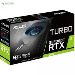 کارت گرافیک ایسوس TURBO-RTX2070-8Gasus TURBO-RTX2070-8G Graphic Card