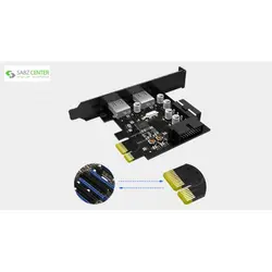 هاب اوریکو مدل PME-4UIOrico PME-4UI USB3.0 PCI-E Hub