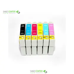 پک کارتریج 6 عددی اپسون T080Epson T080 Package Cartridge For P50 Pack of 6