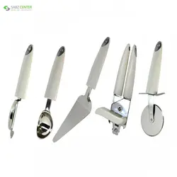 سرویس ابزار آشپزخانه 5 پارچه دافنی مدل HB4826-FRBDafni HB4826-FRB Cooking Tools Set of 5 pcs