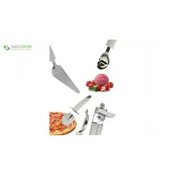 سرویس ابزار آشپزخانه 5 پارچه دافنی مدل HB4826-FRBDafni HB4826-FRB Cooking Tools Set of 5 pcs