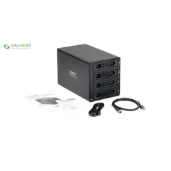 باکس 4 سینی هارد اوریکو مدل 3549SUSJ3 ORICO 3549SUSJ3 4-Bay HDD Enclosure