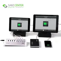 هاب اوریکو مدل UH4C4Orico UH4C4 4 Port USB 3.0Hub with 4 Port USB Charger