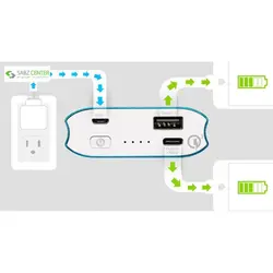شارژر همراه ای دیتا مدل A10050QC ظرفیت 10050 میلی آمپر ساعتAdata A10050QC 10050mAh Power Bank