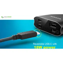 شارژر همراه ای دیتا مدل A10050QC ظرفیت 10050 میلی آمپر ساعتAdata A10050QC 10050mAh Power Bank