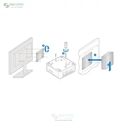 کامپیوتر کوچک اینتل Intel NUC 11 Pro NUC11PAHi5 KitMini PC Intel NUC 11 Pro NUC11PAHi5