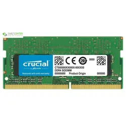 رم لپ تاپ DDR4 تک کاناله 2400مگاهرتز CL17 کروشیال 16GBCrucial DDR4 2400MHz CL17 Single Channel Laptop RAM - 16GB