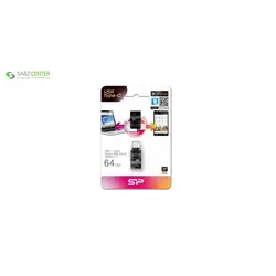 فلش مموری OTG سیلیکون پاور مدل Mobile C31 ظرفیت 64 گیگابایتSilicon Power Mobile C31 OTG Type-C Flash Drive - 64GB