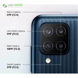 گوشی موبایل سامسونگ Galaxy M12 ظرفیت 64GBو رم 4GBSamsung Galaxy M12 SM-M127 Dual SIM 32GB And 4GB RAM Mobile Phone
