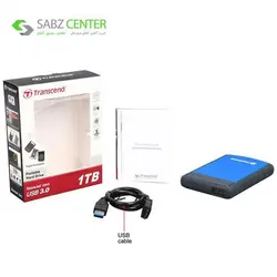 هارددیسک اکسترنال ترنسند مدل StoreJet 25H3 ظرفیت 1 ترابایتTranscend StoreJet 25H3 External Hard Drive - 1TB