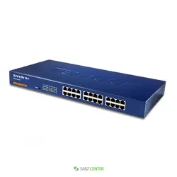 سوییچ 24 پورت 10/100/1000 تندا تی ای جی 1024 جی Tenda 24-Port 10/100/1000 Gigabit Switch TEG1024G