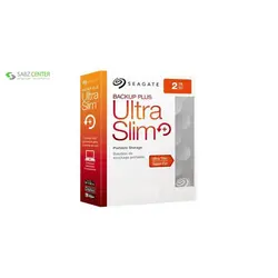 هارددیسک اکسترنال سیگیت مدل Backup Plus Ultra Slim ظرفیت 2 ترابایتSeagate Backup Plus Ultra Slim External Hard Drive - 2TB