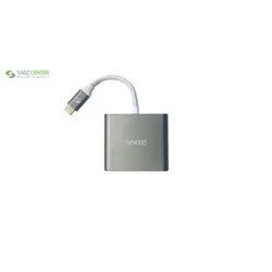 هاب بیاند مدل BA-410Beyond BA-410 3 Ports USB-C Hub