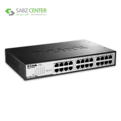 سوییچ 24 پورت گیگابیتی، غیر مدیریتی و دسکتاپ دی-لینک مدل DGS-1024D D-Link DGS-1024D 24-Port Gigabit Unmanaged Desktop Switch