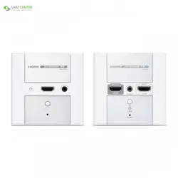 توسعه دهنده تصویر HDMIدیواری لنکنگLKV372WLenkeng LKV372W HDMI Wall Plate Extender
