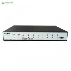 سوئیچ 8پورت POE دی-لینک DES-1009P PLUSD-Link DES-1009P PLUS 8-Port Desktop Switch