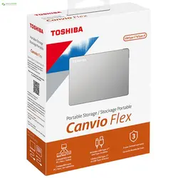 هارد اکسترنال توشیبا Canvio Flex 2TBToshiba Canvio Flex External Hard Drive 2TB