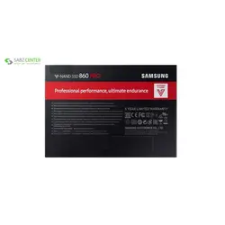 حافظه SSD سامسونگ مدل 860 پرو ظرفیت 256 گیگابایتSamsung 860 Pro SSD Drive - 256GB