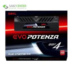 رم دسکتاپ DDR4 تک کاناله گیل Potenza ظرفیت 16GBGeil Potenza DDR4 3200Mhz CL16 Singel Channel Desktop RAM-16GB