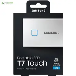 اس اس دی اکسترنال سامسونگ T7 Touch 1TBSamsung T7 Touch External SSD Drive - 1TB