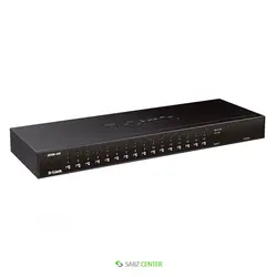 سوییچ 16 پورت KVM دی-لینک مدل KVM-450 D-Link KVM-450 16-Port PS2/USB Combo KVM Switch