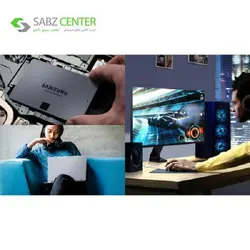 اس اس دی اینترنال سامسونگ 870 QVO ظرفیت 2TBSamsung 870 QVO Internal SSD Drive - 2TB
