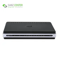 روتر باسیم و سوییچ 8 پورت 10/100 دی-لینک مدل DIR-130 D-Link DIR-130 Ethernet Router and 8-Port 10/100 Switch