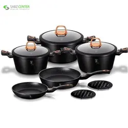 سرویس پخت و پز 10 پارچه برلینگر هاوس مدل BH-1645Berlinger Haus BH-1645 Cookware Set 10 Pieces