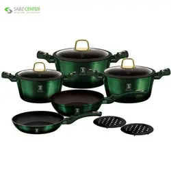 سرویس پخت و پز 10 پارچه برلینگر هاوس مدل BH-1645Berlinger Haus BH-1645 Cookware Set 10 Pieces