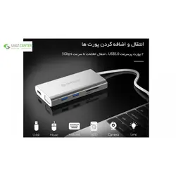 هاب 8پورت USB-C اوریکو ADS3Orico ADS3 Hub