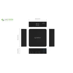 هاب USB Type-C اوریکو مدل ADS4 Orico ADS4 USB Type-C Hub