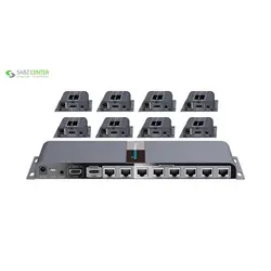 توسعه دهنده تکرارکننده 1به8 HDMI لنکنگLKV718PROLenkeng LKV718PRO 1 to 8 HDMI Extender And Splitter